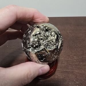 Pyrite Crystal Sphere #N 55 mm